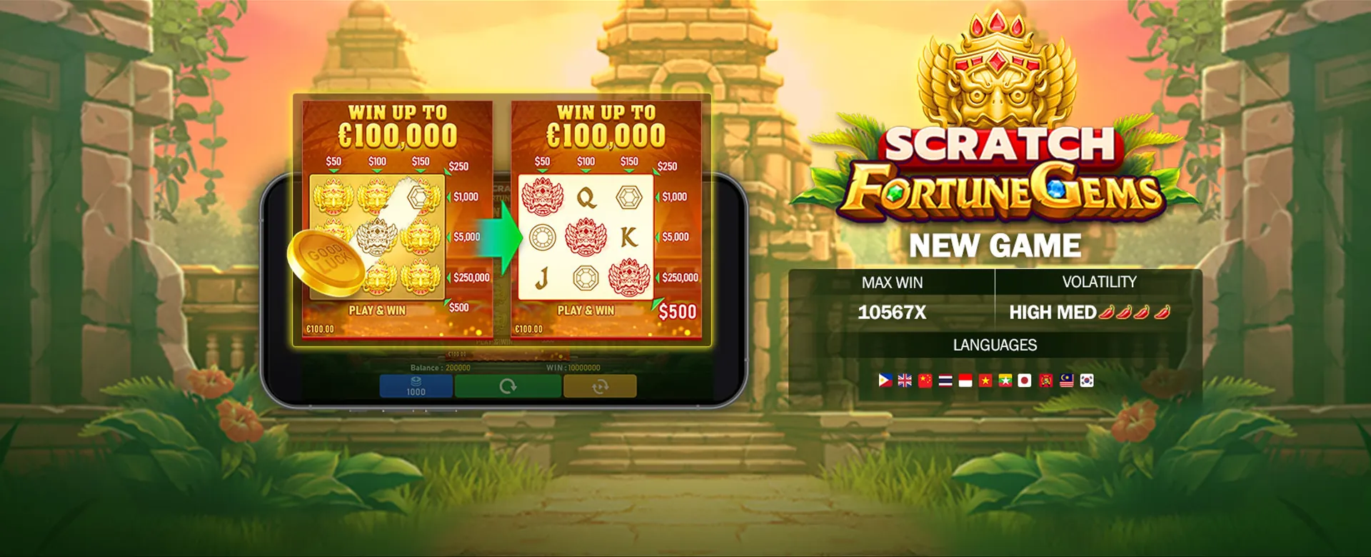 Super platform advantages highlighted with gold and black theme